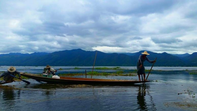 men-fishing-from-inle-lake-in-myanmar